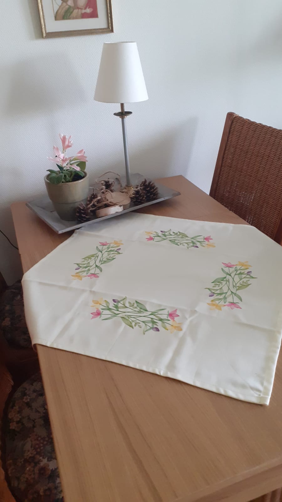 Op maat afgewerkt tafelkleed